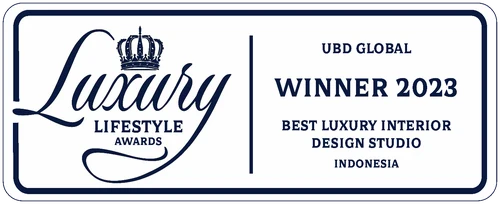 Luxury Lifestyle Awards, Winner 2023, Best Luxury Interior Design Studio, Indonesia