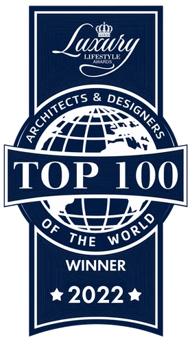 Luxury Lifestyle Awards, Architects & Designers Top 100 of the World, Winner 2022