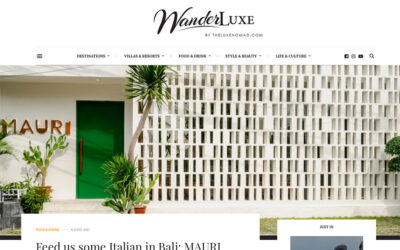 WANDERLUXE: FEED US SOME ITALIAN IN BALI